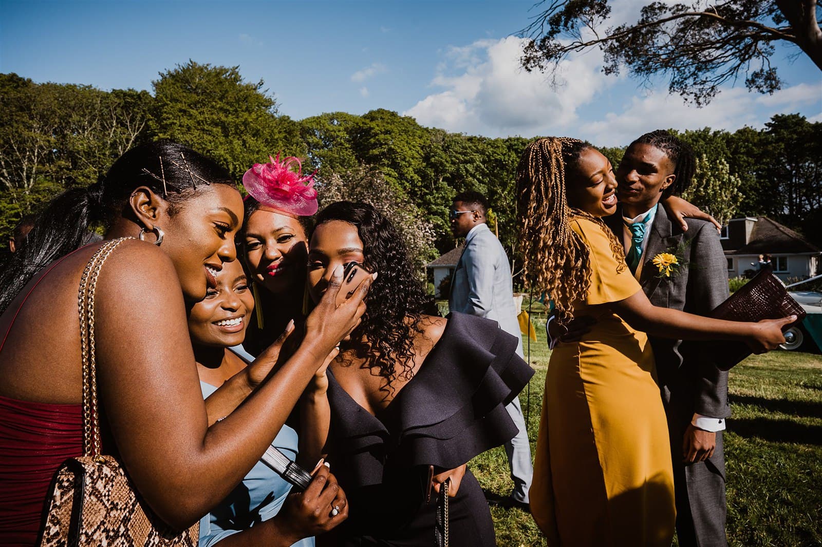 garden wedding cornwall